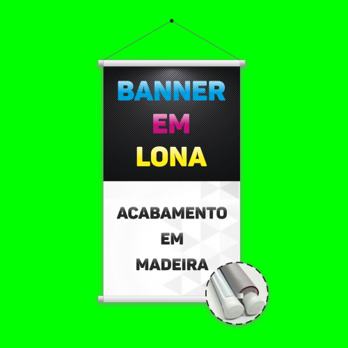 Banner em Lona Brilho Frontlight